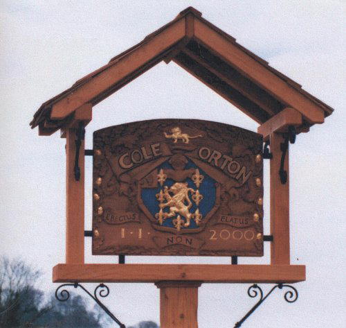 Coleorton Millennium Sign