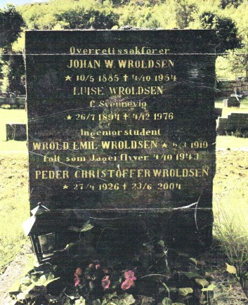 Wroldsen headstone