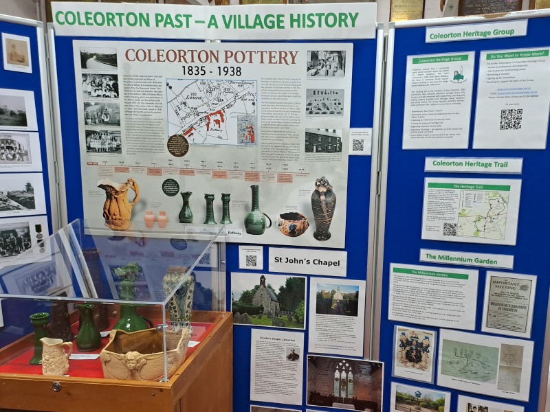 Coleorton Village display at Ashby Museum