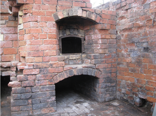 Bakehouse ovens before restoration