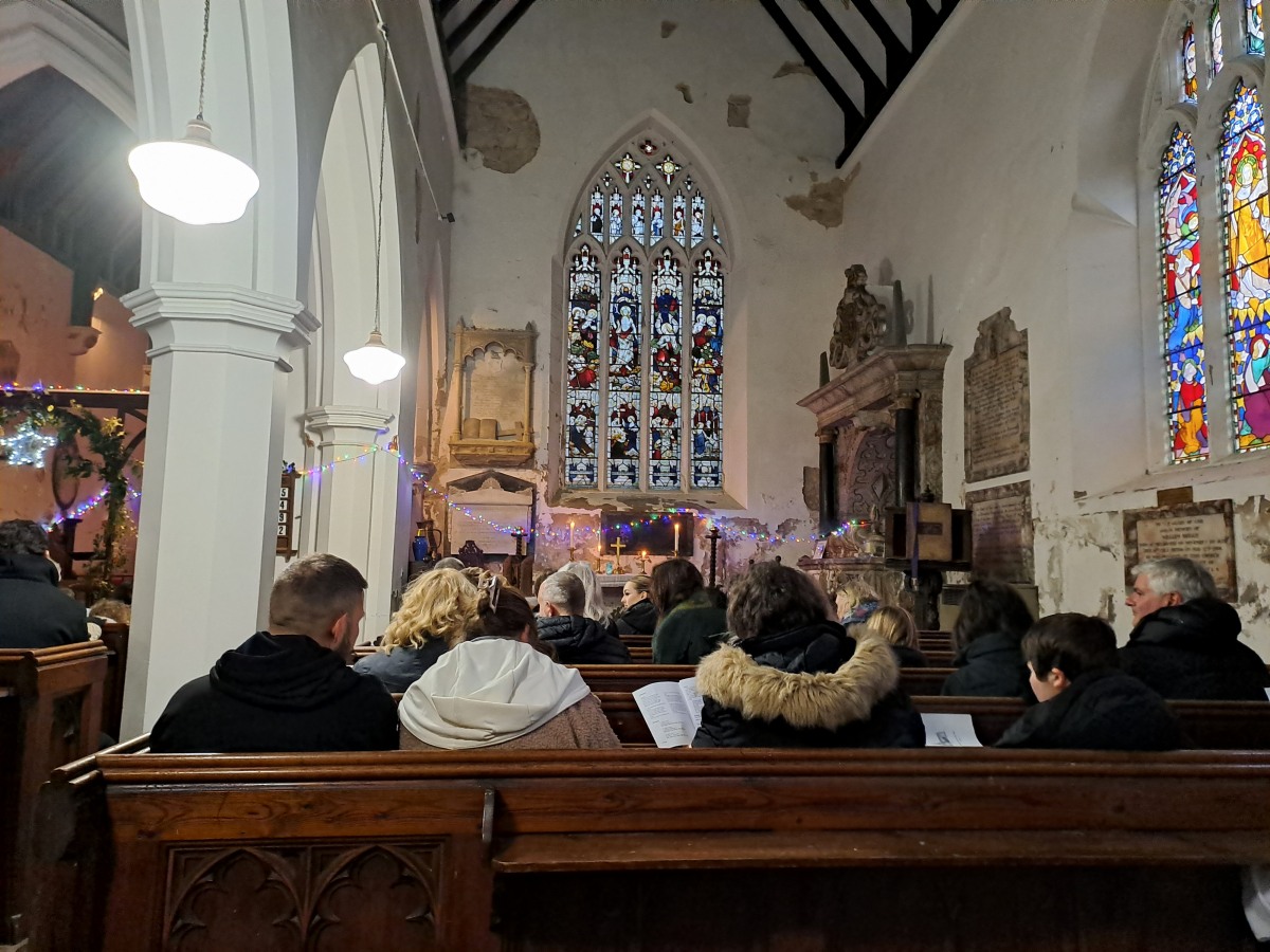 Carol service at St Mary's