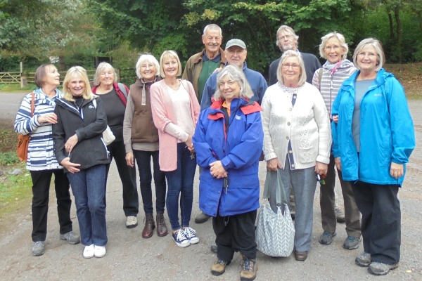 Walkers on the Coleorton History Walk
