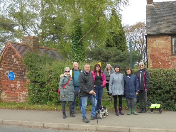 Walkers on the Coleorton History Walk