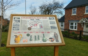 Information board at The Glaze