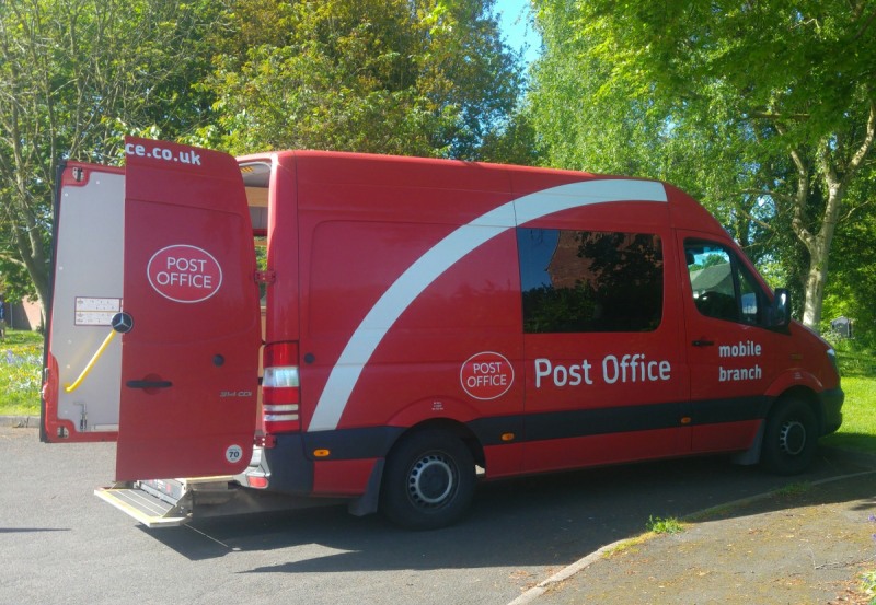 Coleorton mobile Post Office van