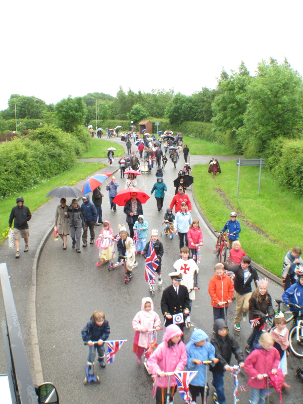 Parade along Ashby Road