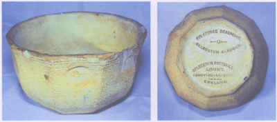 Some of the pottery made at Coleorton Pottery