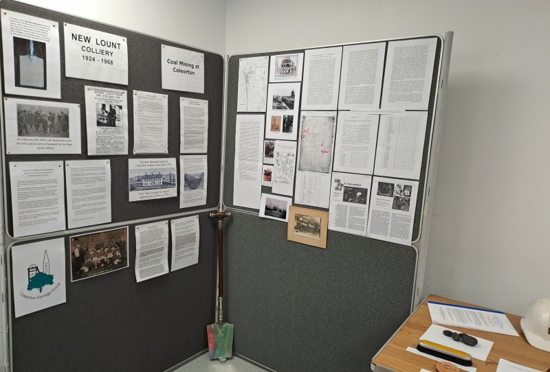 Coleorton mining display at Snibston